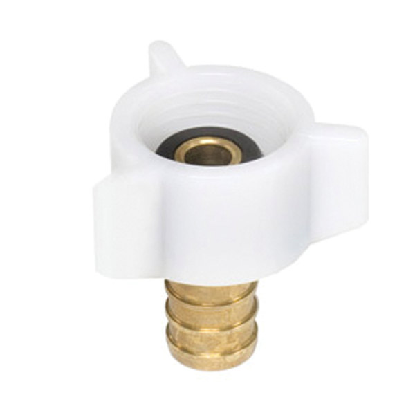 Flair-It Flair-It 51177 Brass Swivel Adapter - 1/2" x 1/2" FPT SWV, Plastic Nut 51177